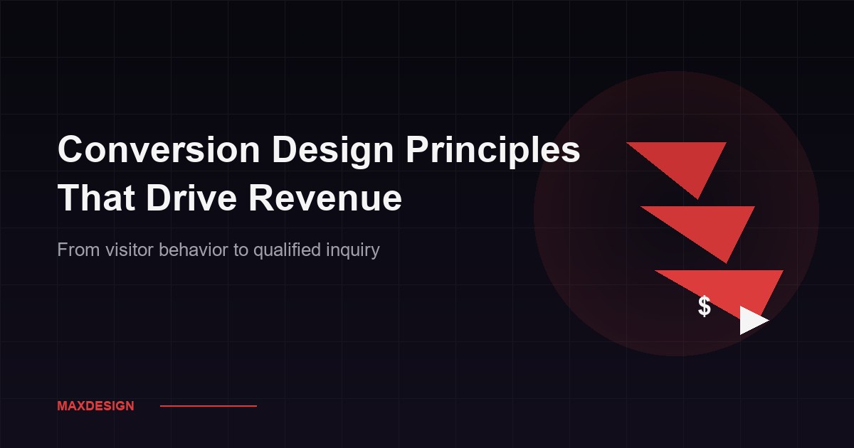 From Website to Revenue: Conversion Design Principles