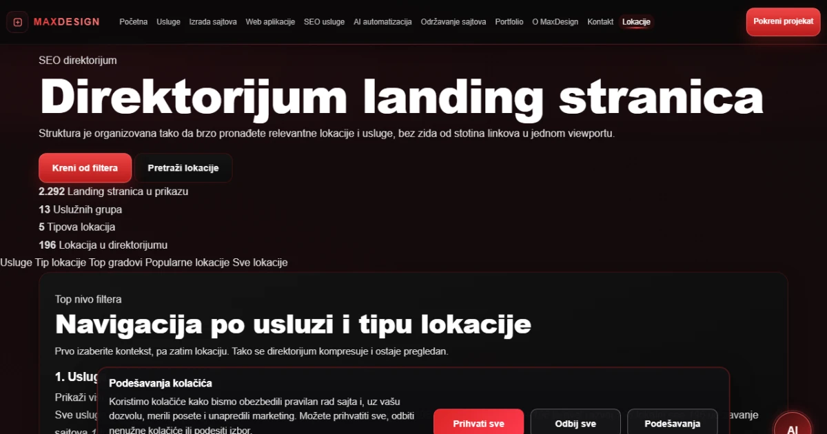 Entity SEO za lokalne firme u Srbiji: primeri